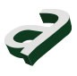 Verde frontal blanco