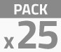 25 unidades