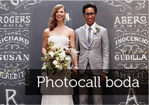 Photocall para Bodas